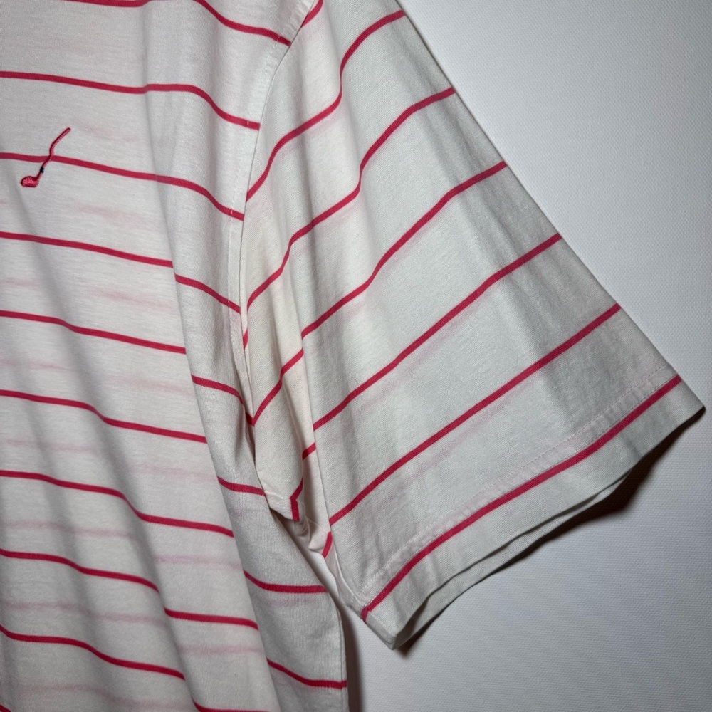 Peter Millar Collared Striped Pullover Golf Polo … - image 5